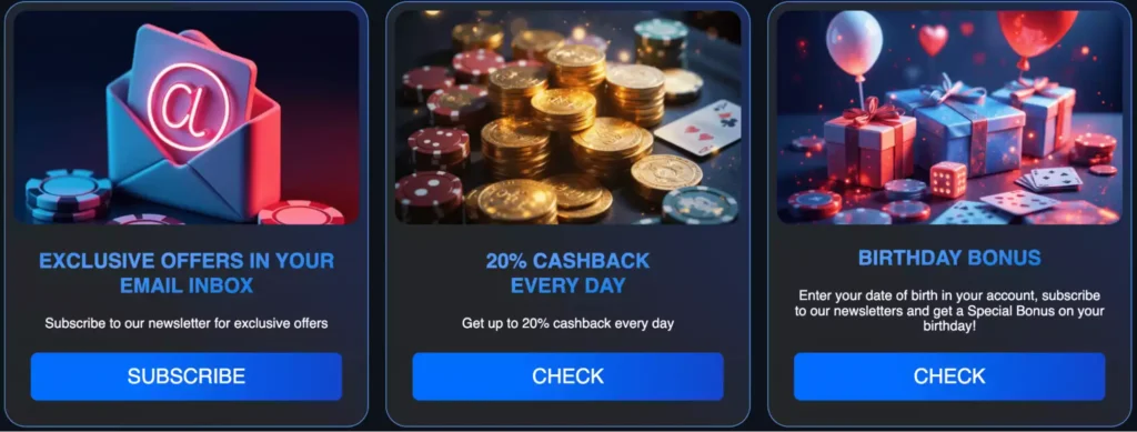 TTM Casino Ongoing Promotions